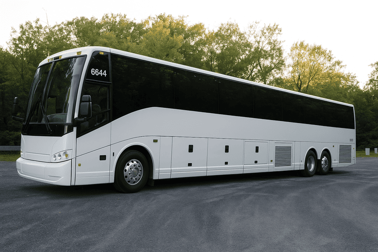 exterior of Fort Smith Minibus Company coach bus