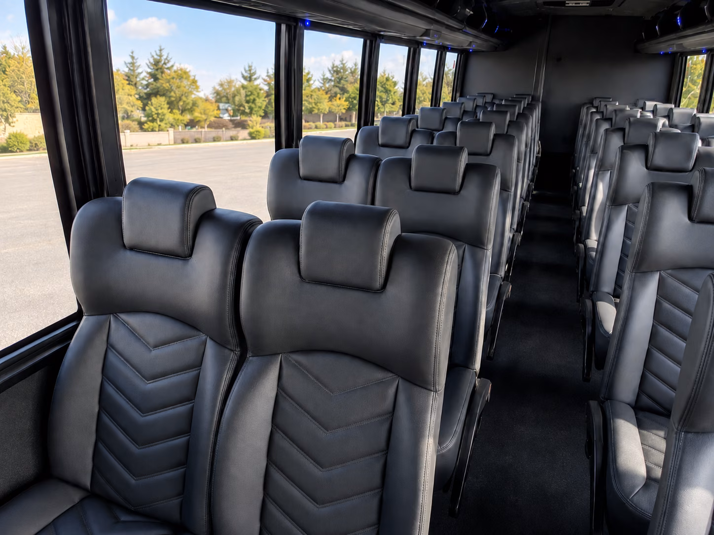fort smith 20 passenger minibus interior