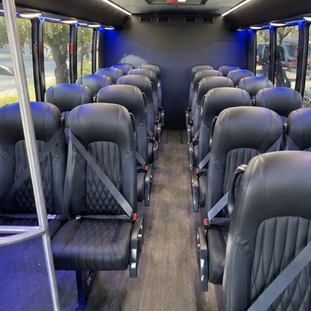 fort smith 30 passenger minibus interior