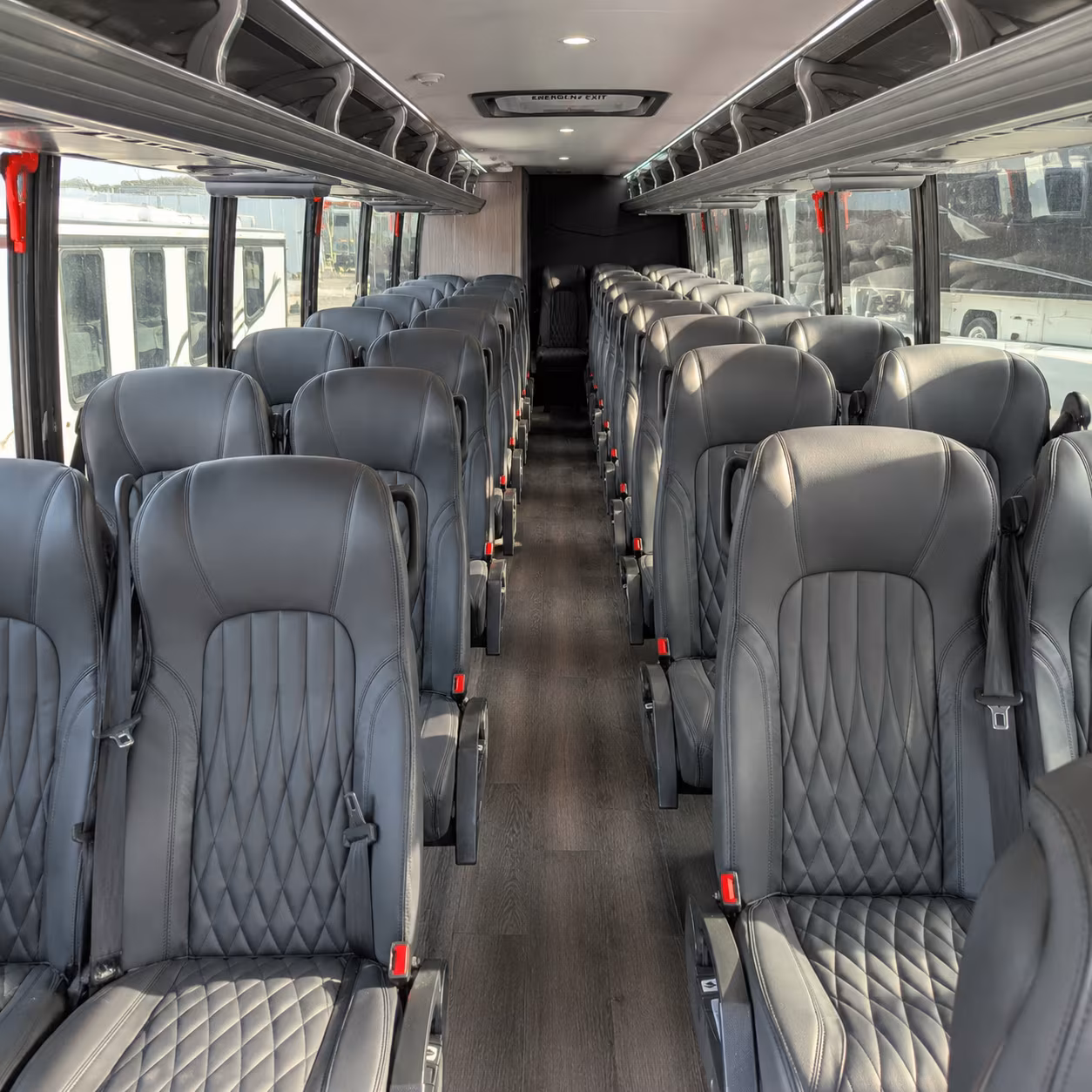 fort smith 35 passenger minibus inside