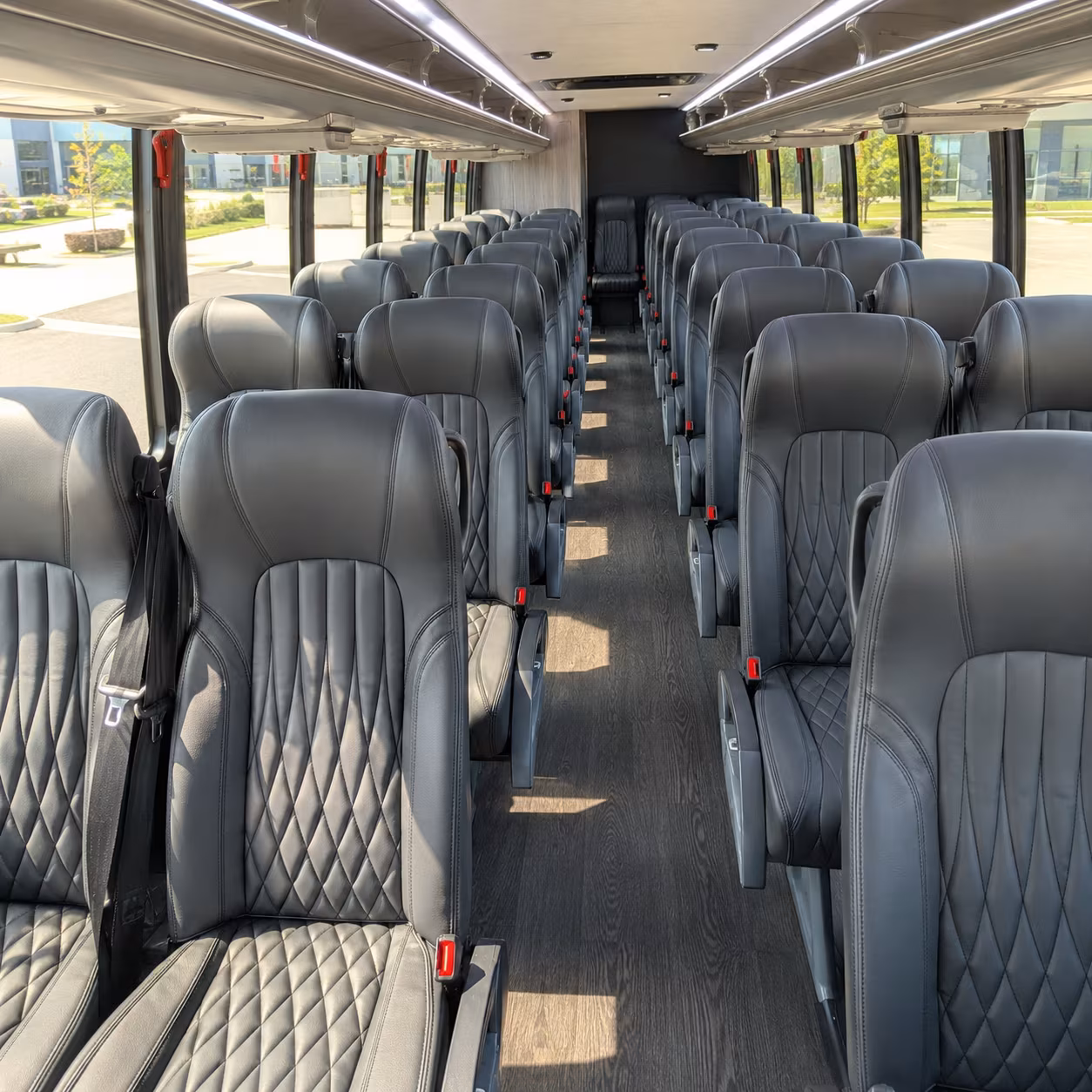 fort smith 35 passenger minibus interior