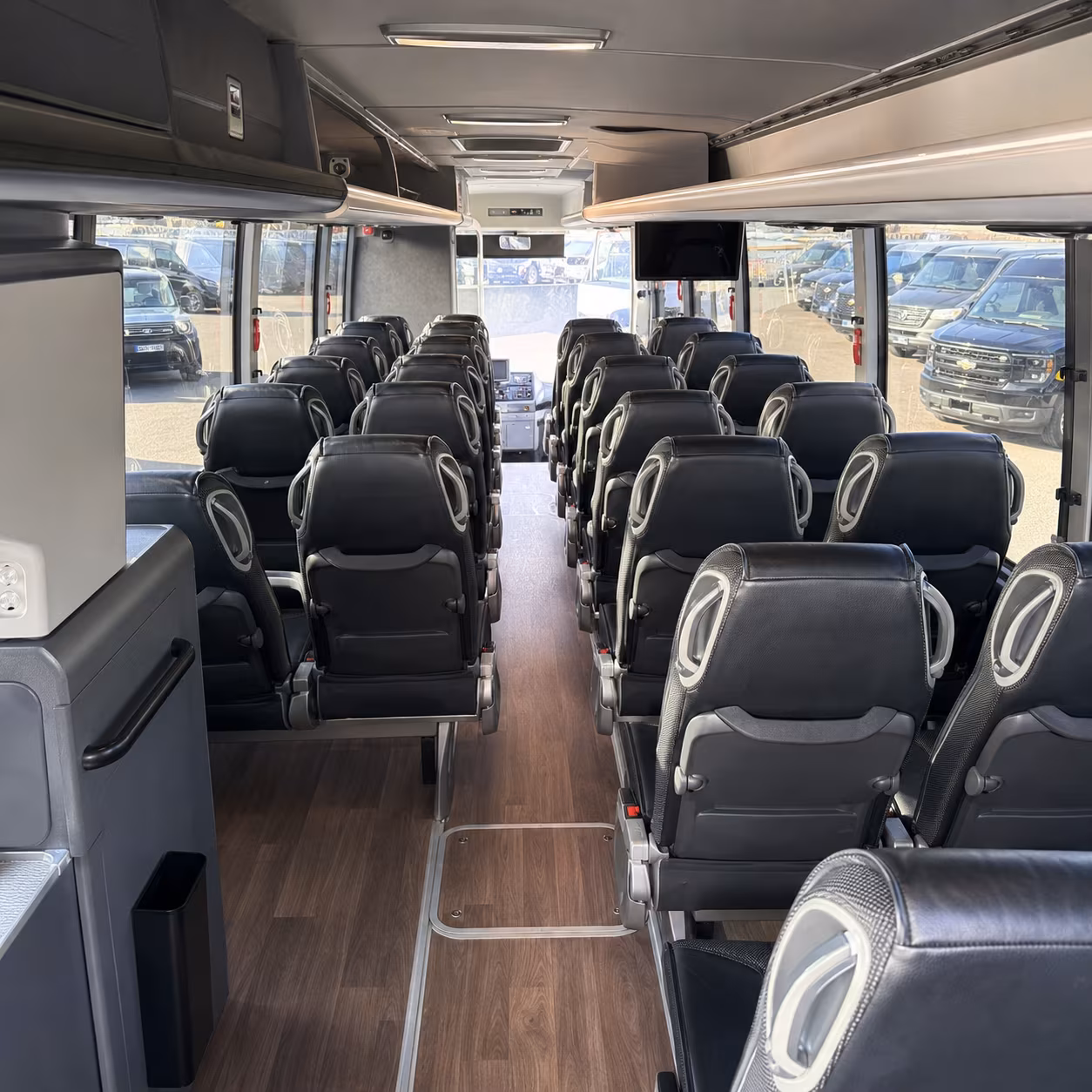 fort smith charter bus interior