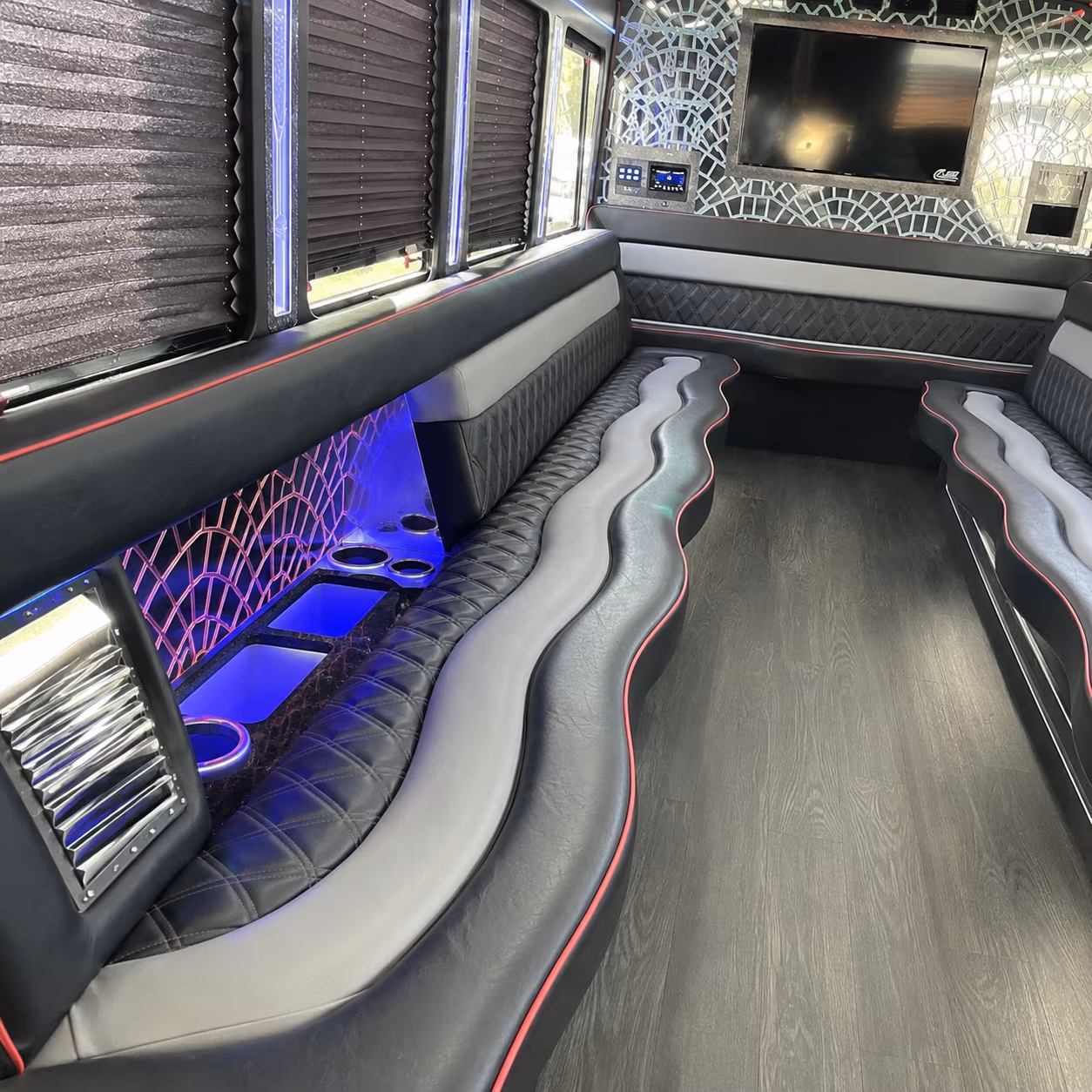 fort smith night town party bus rental