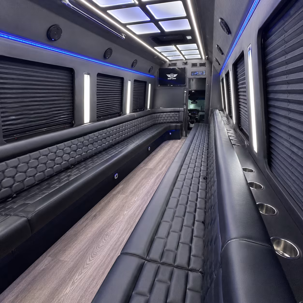 fort smith party bus interior