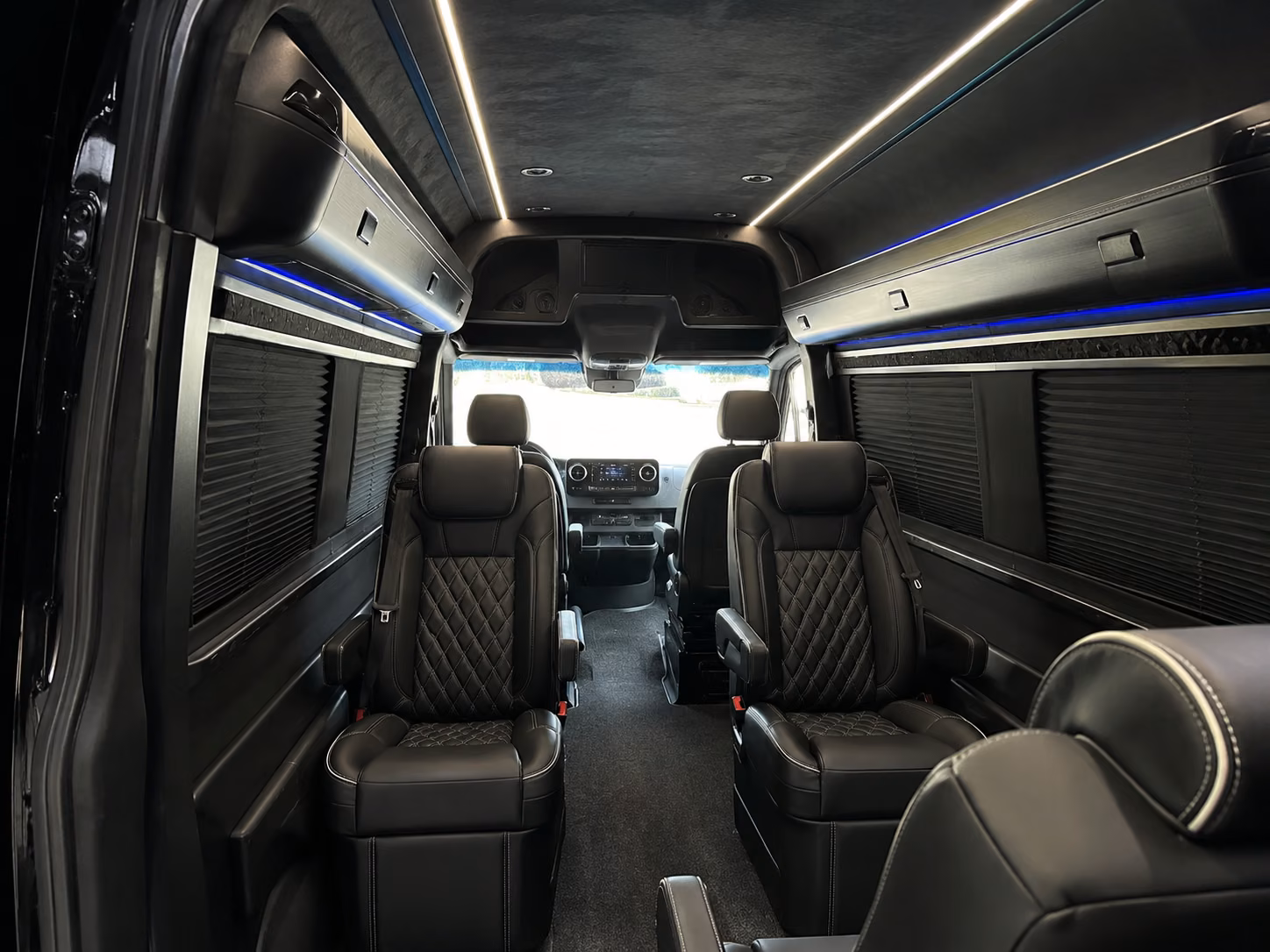fort smith sprinter van with driver inside