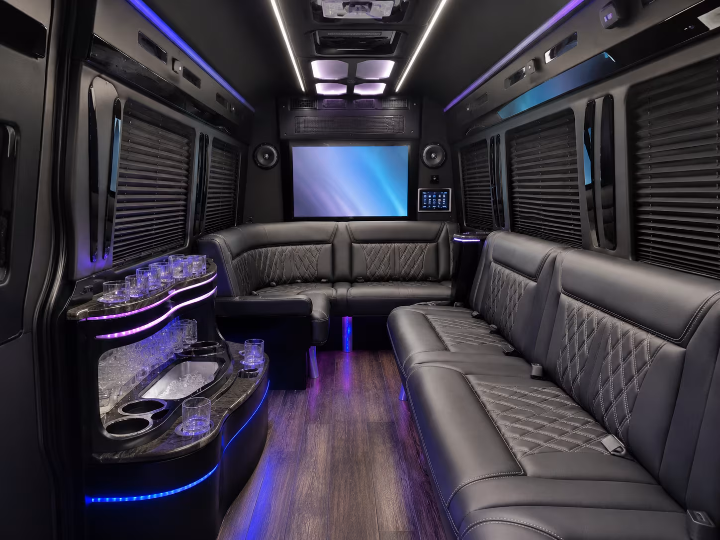 fort smith wedding transportation onboard seating